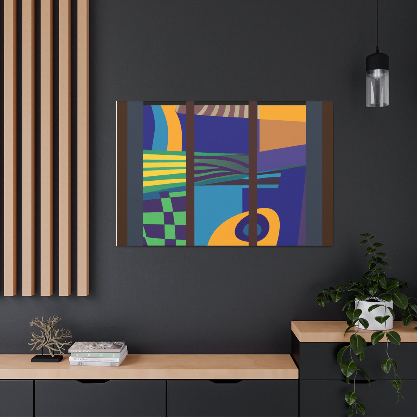 Amaze-Owl - Midcentury Canvas