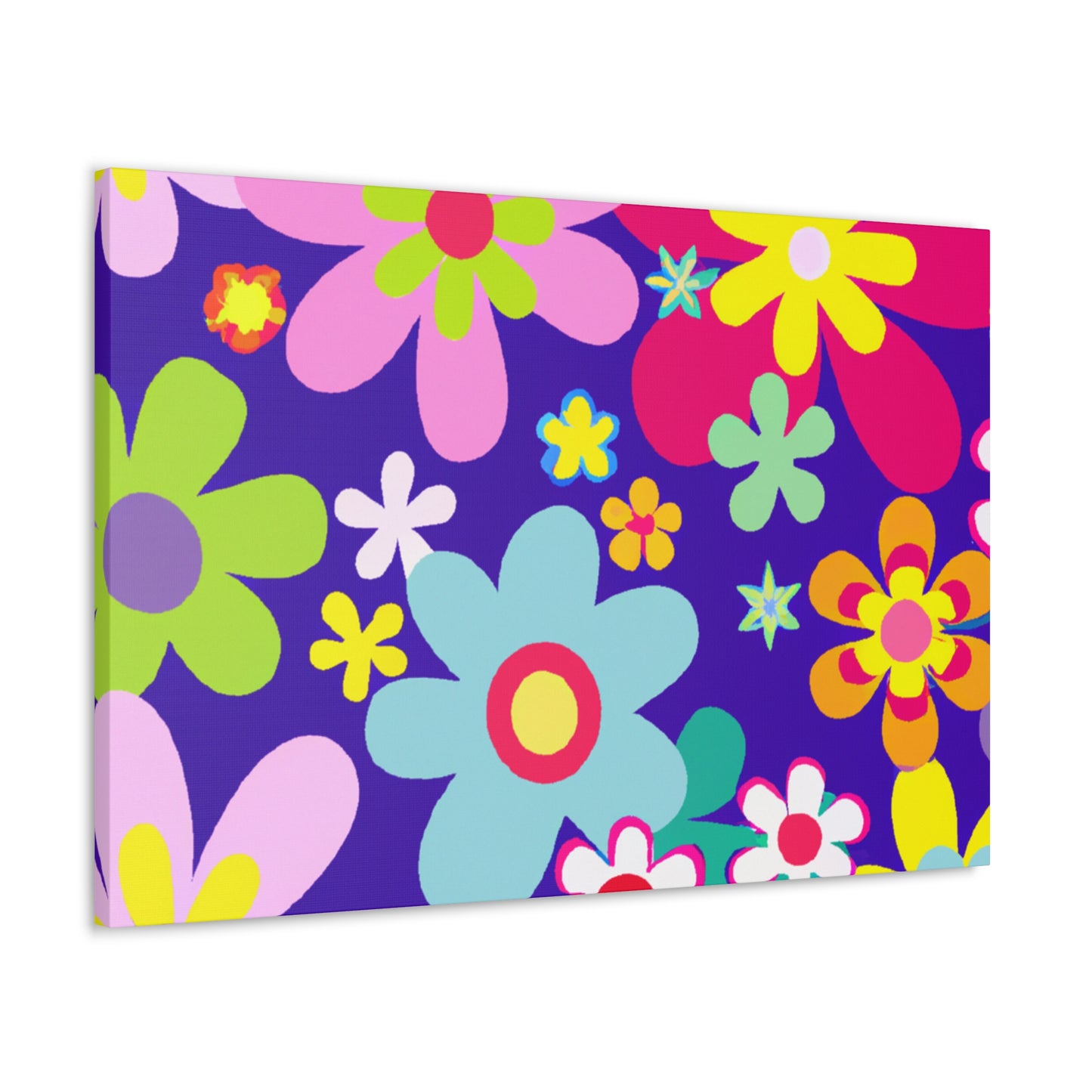 The Floral Dash! A zany race involving teams of five, where each member must pick up a different type of flower while running as fast as they can to the finish line! Only the team that has all five members and their - Canvas