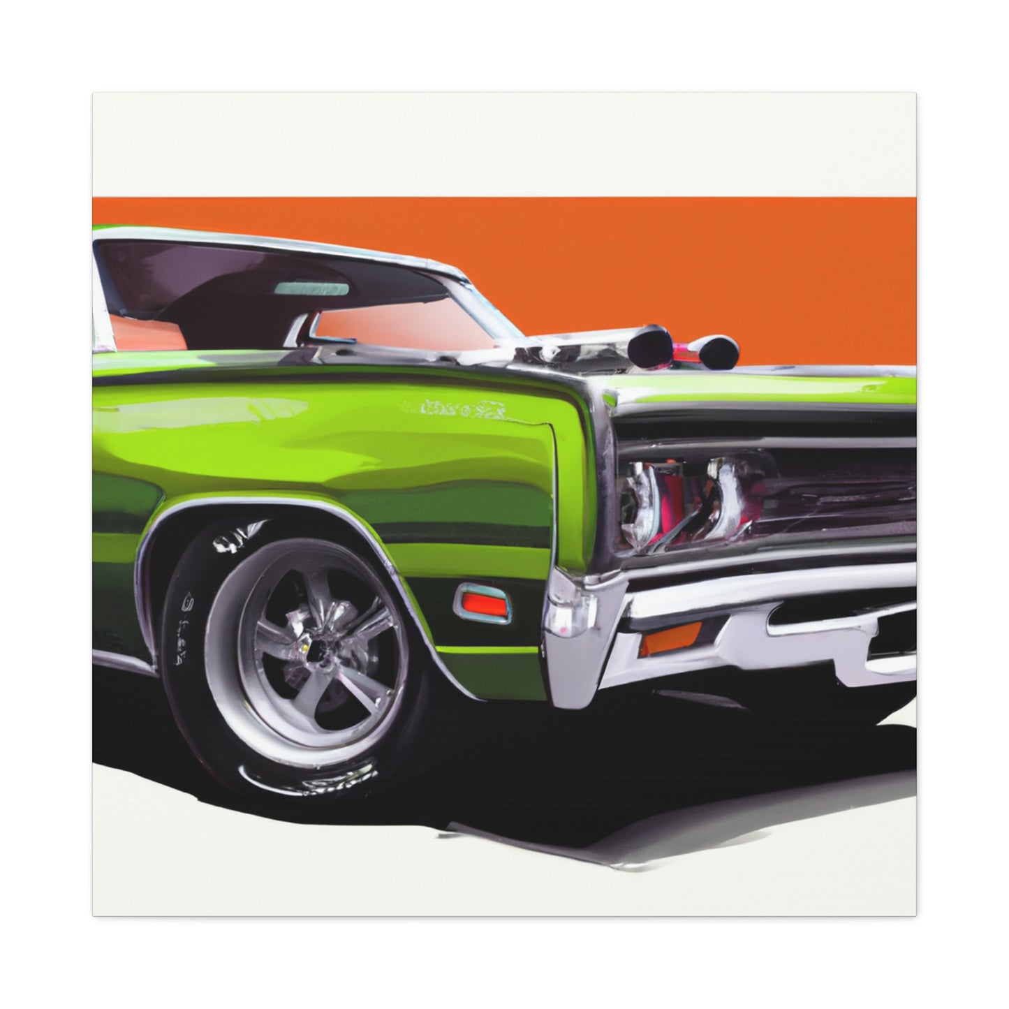 T-Bucket Thunder - Automobile - Canvas