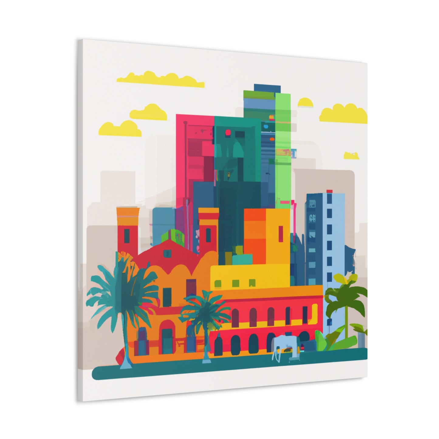 Caiman Vista - South America - Canvas