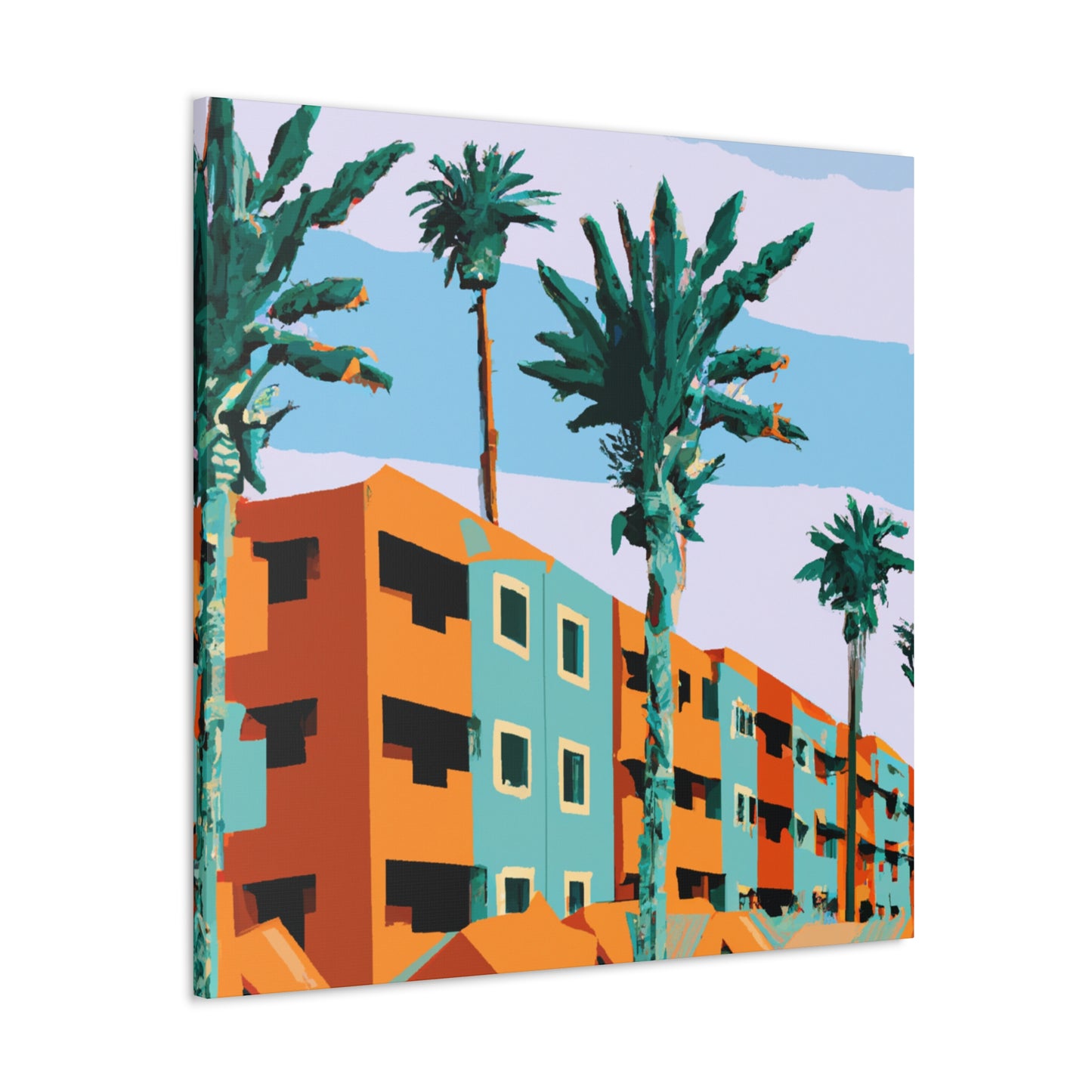 Parched Palette - Architectural - Canvas