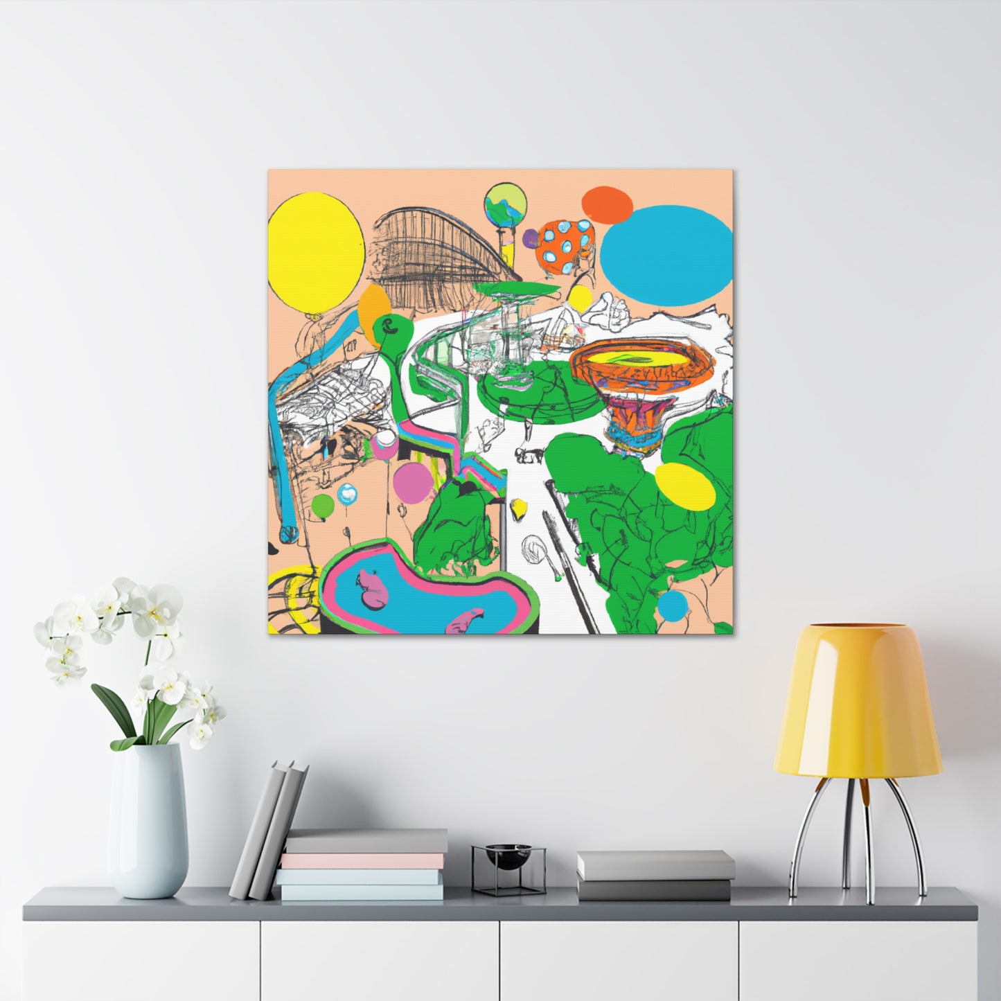 Florafantasia - Landscape - Amusement - Canvas