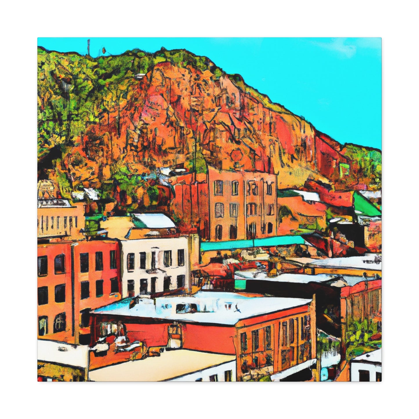 Sandstone Symphony - Architectural - Canvas