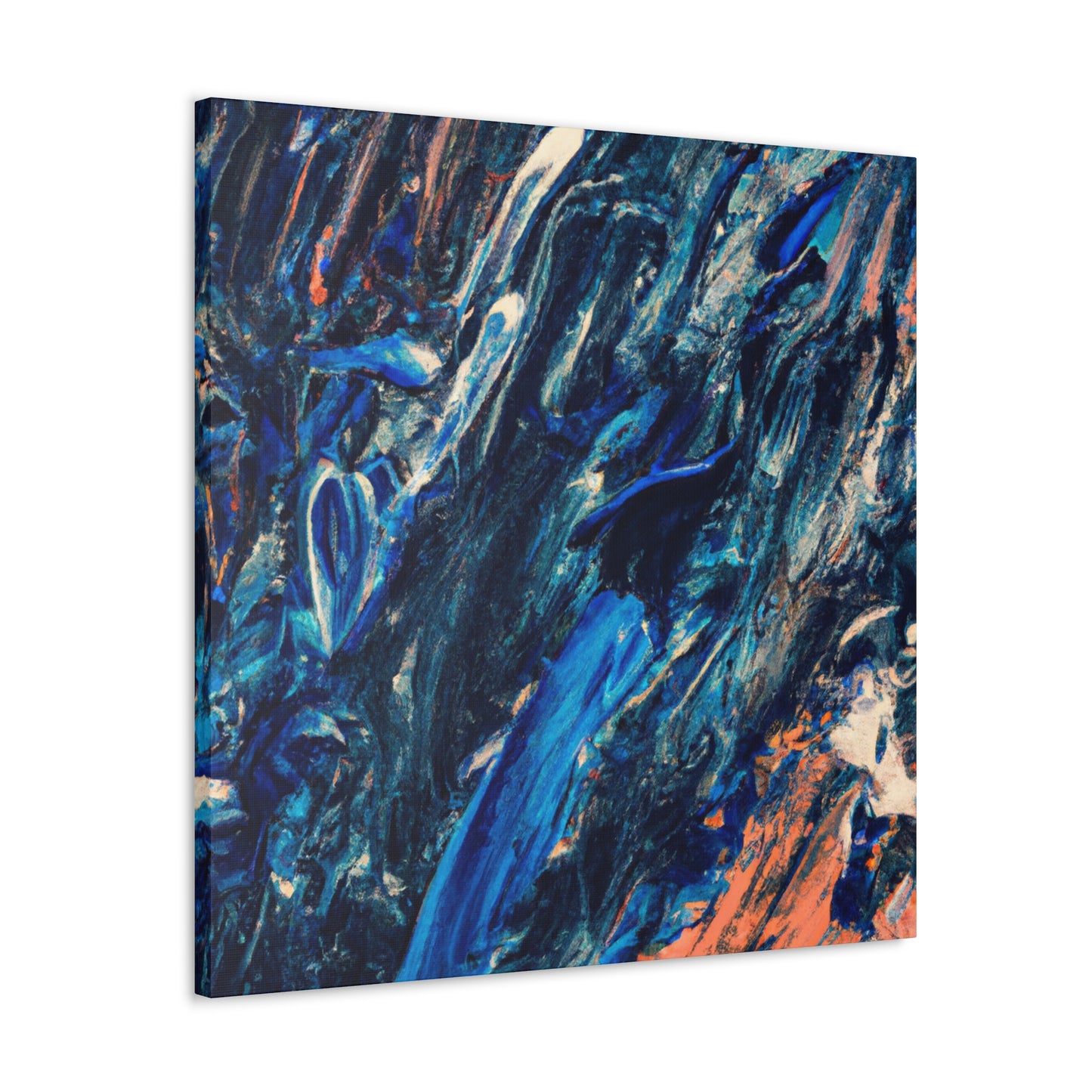 Icey Flow- Abstract Canvas