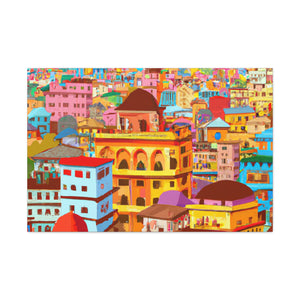 Chaotic Charm - Destination India - Canvas