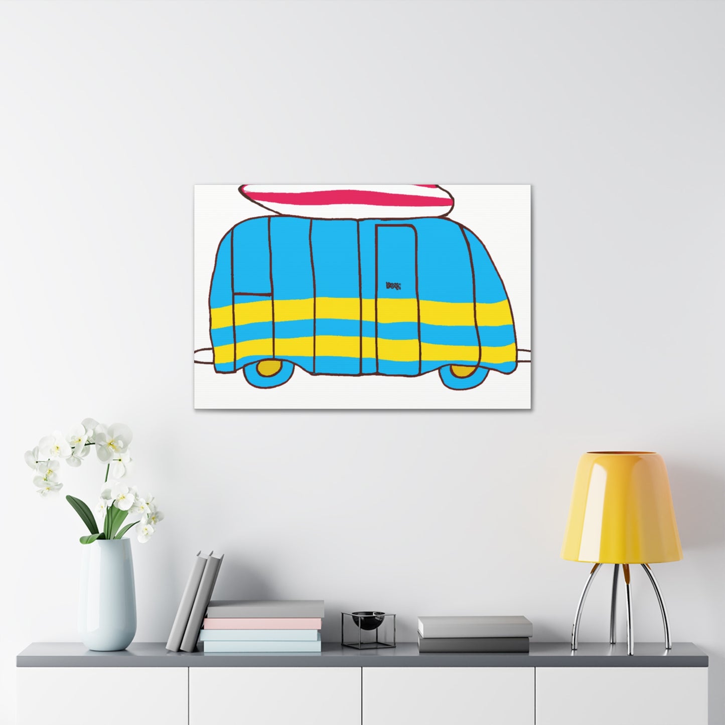 Minimal Surfmobile - Minimalism - Canvas