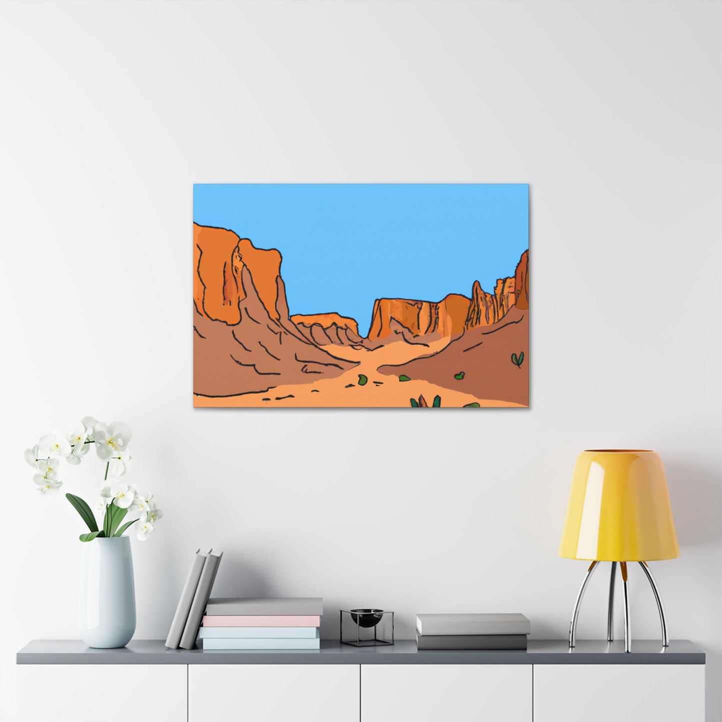 Desert Mirage- Landscape - Canvas