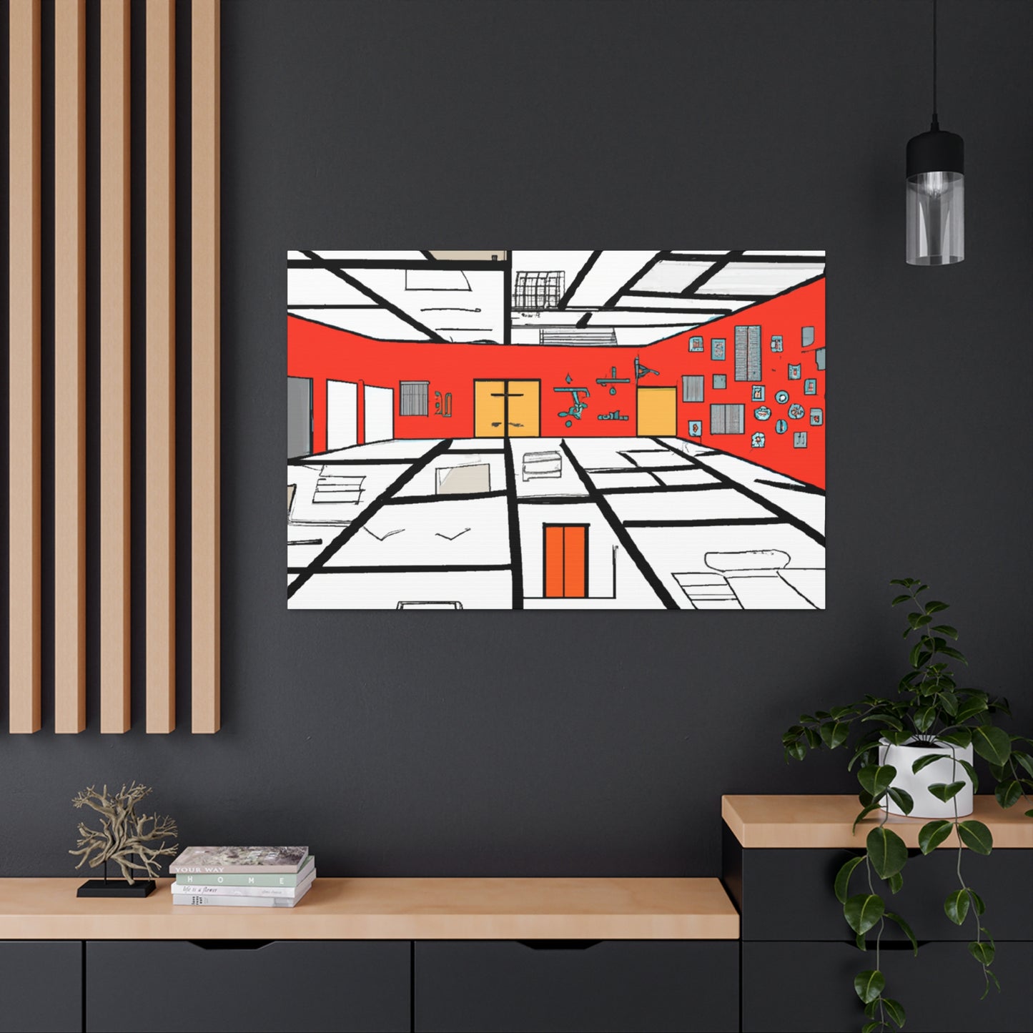 Sweeping View- Canvas - Architectural