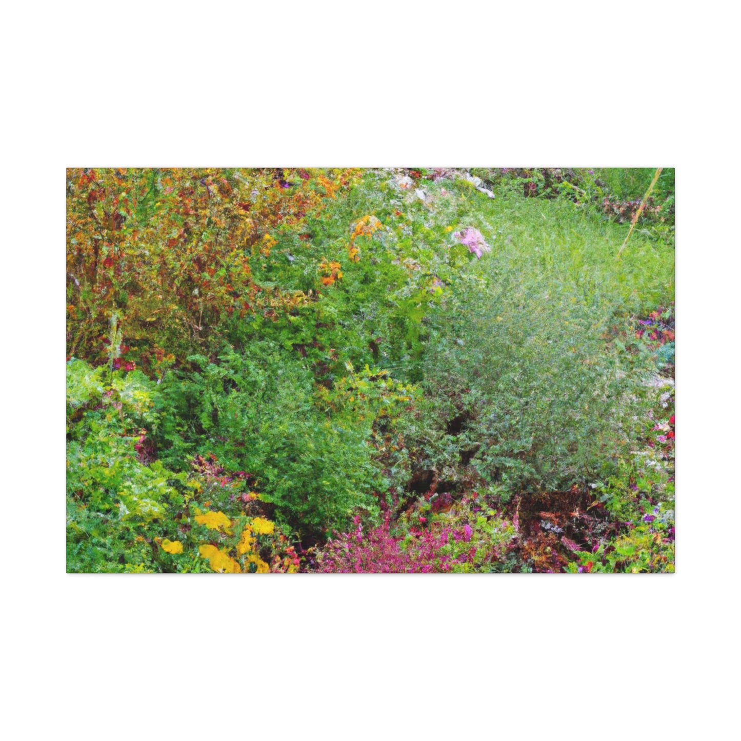 Summertime Garden Dance. - Canvas - Floral