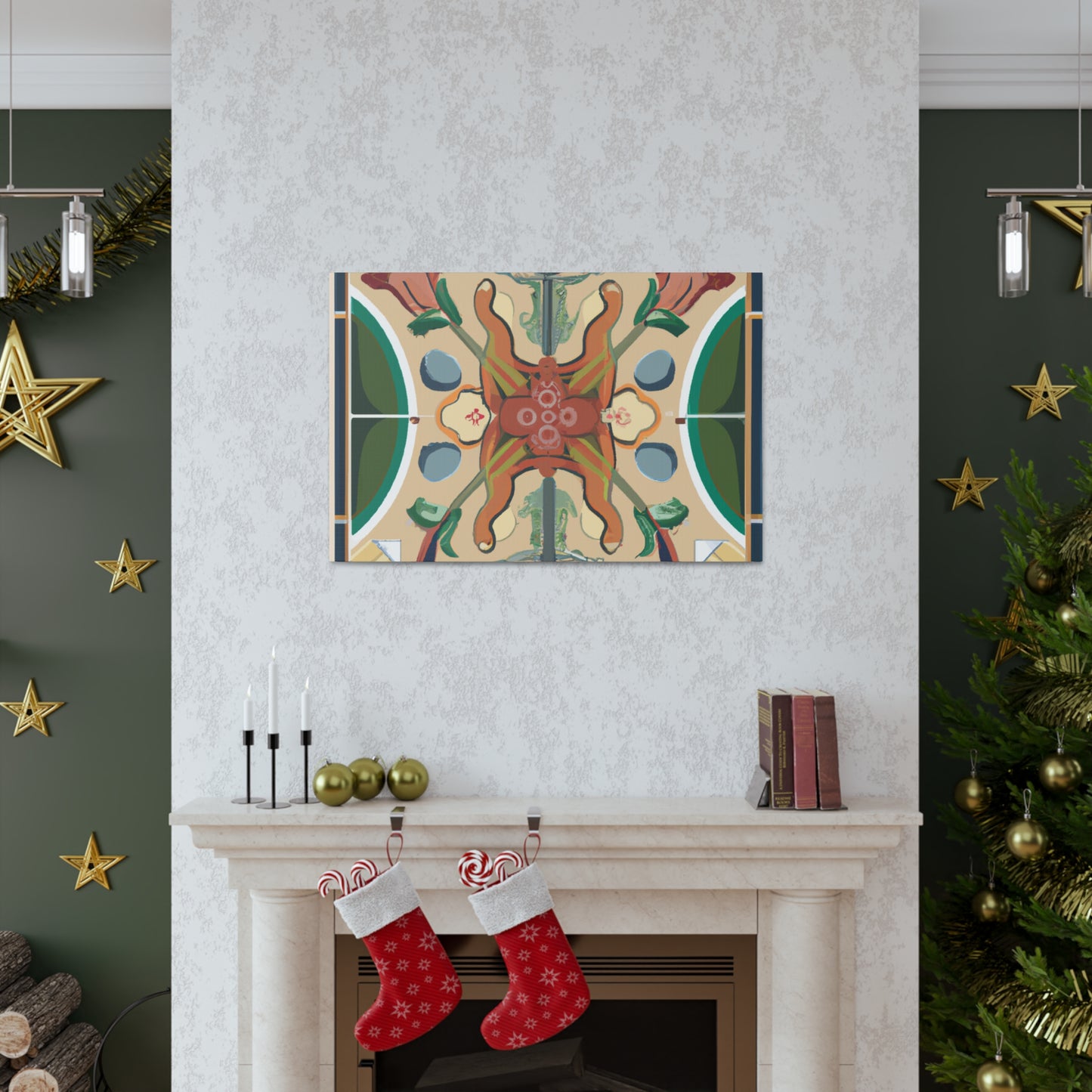 Victorian Star - Midcentury Canvas
