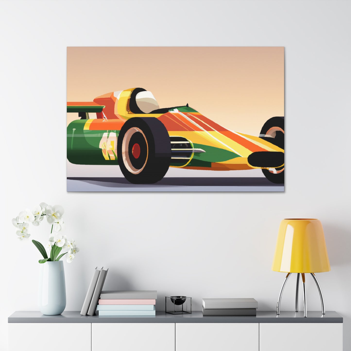 Lightning Flash - Automobile - Canvas