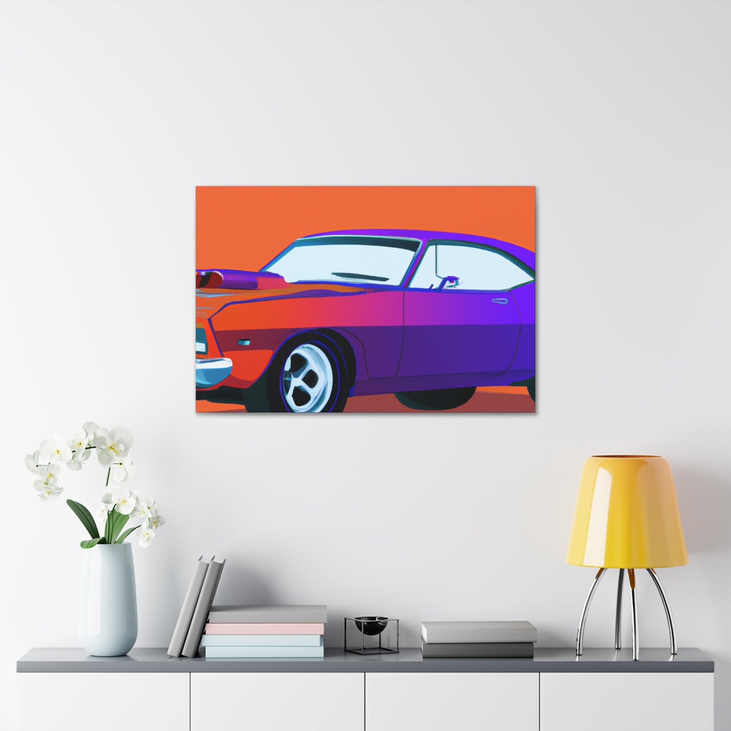 The Steamer - Automobile - Canvas