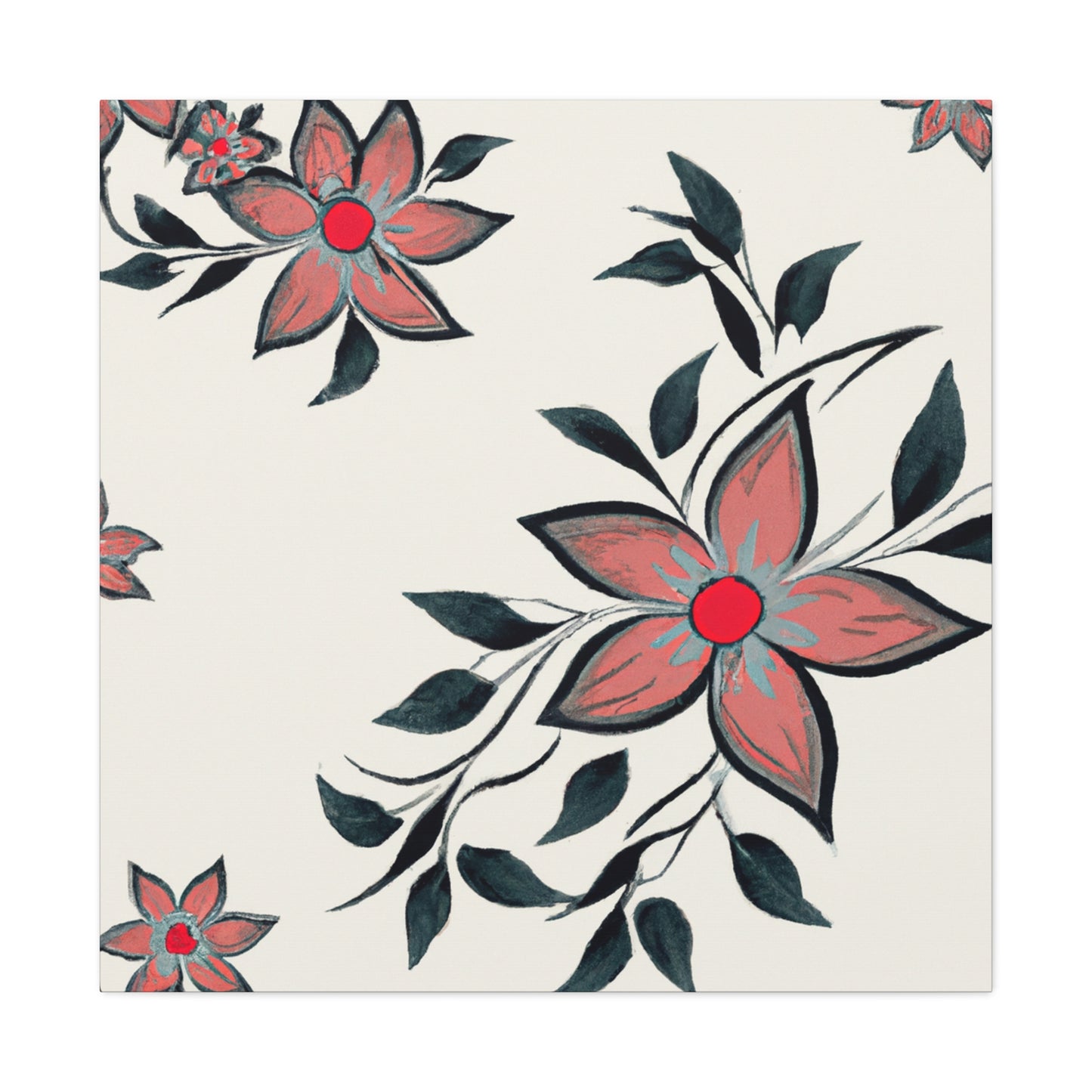 Camellion- Floral - Canvas