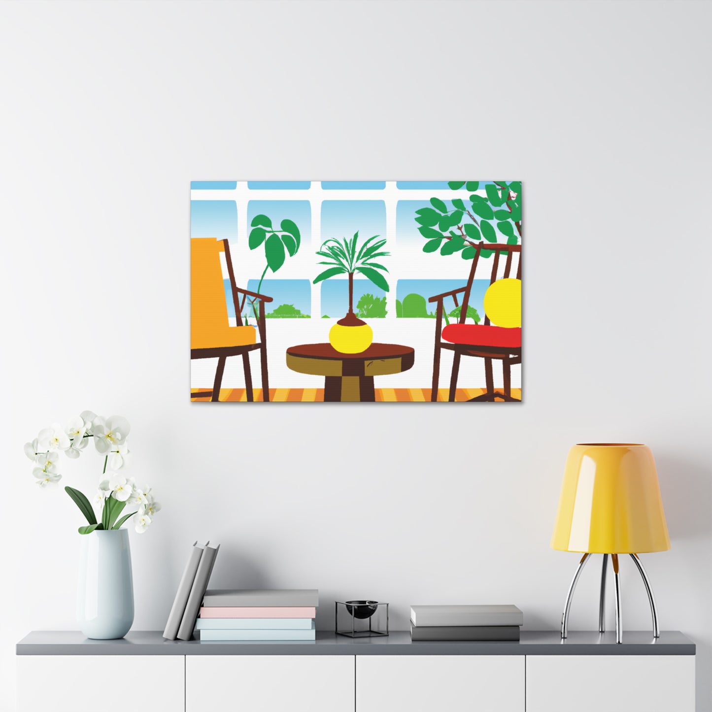 Vibrance Vibe- Midcentury - Canvas