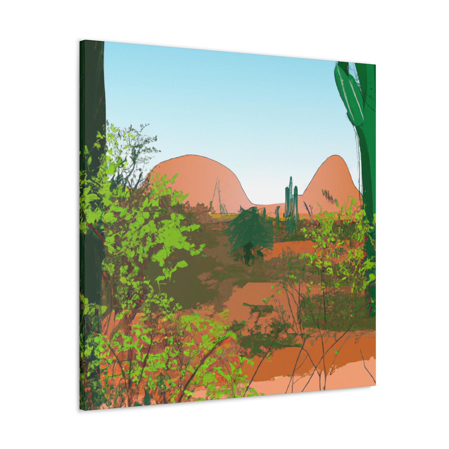 Sandy Oasis - Landscape - Canvas