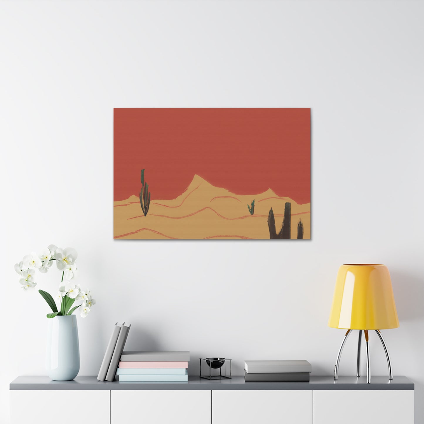 Desert Stage - Vintage Contemporary - Desert - Canvas