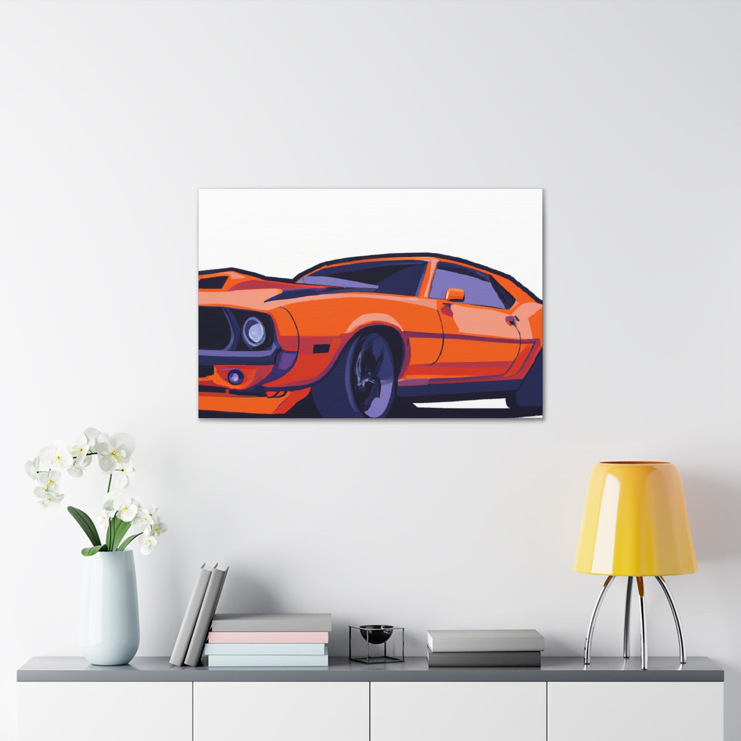 T-Bird Stallion - Automobile - Canvas