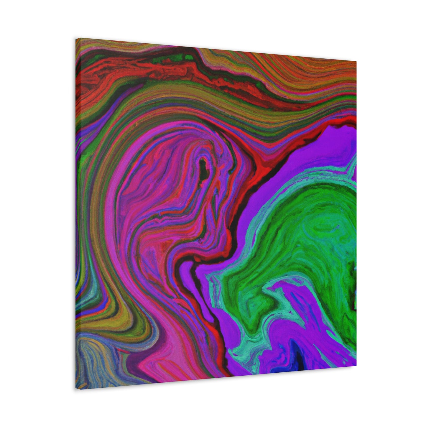 Aqua Mist - Abstract - Canvas