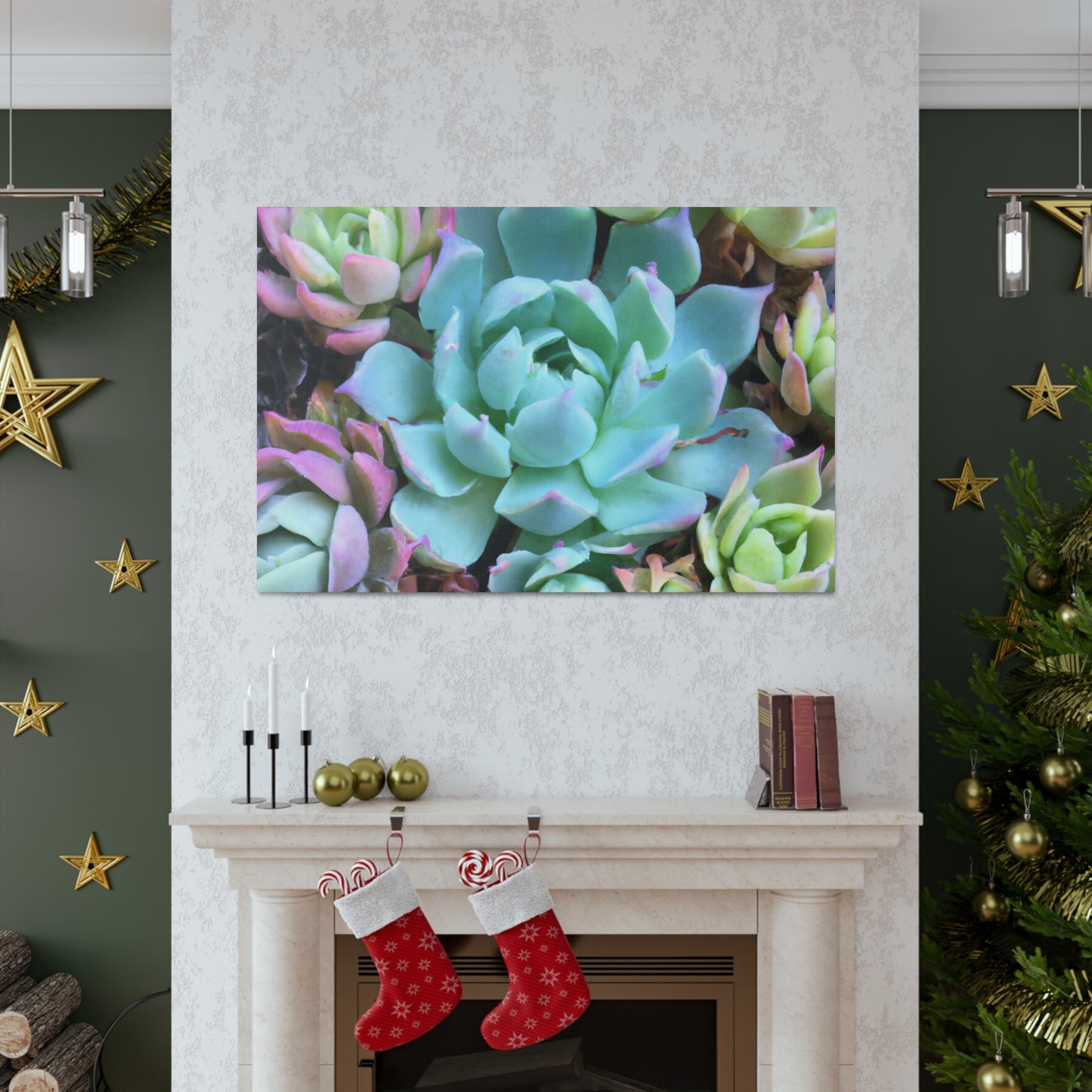 "Garden of Abundance" - Canvas - Succulent