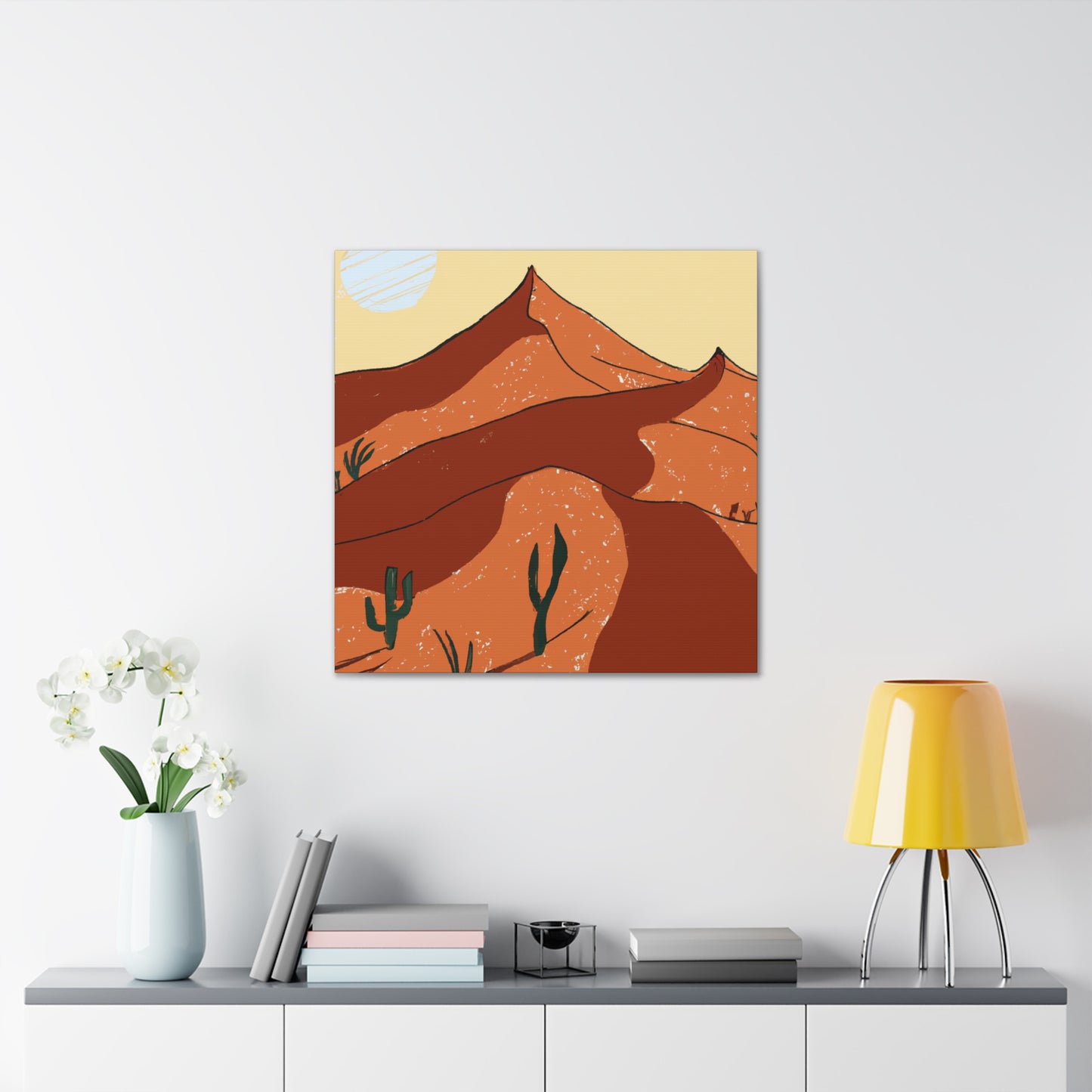 The Eliza - Vintage Contemporary - Desert = Canvas