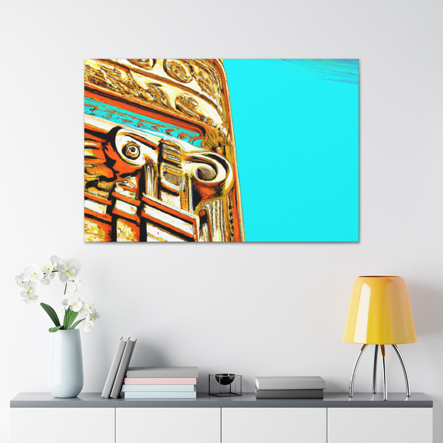 Opulent Palatial Neo-Deco - Canvas Art Deco