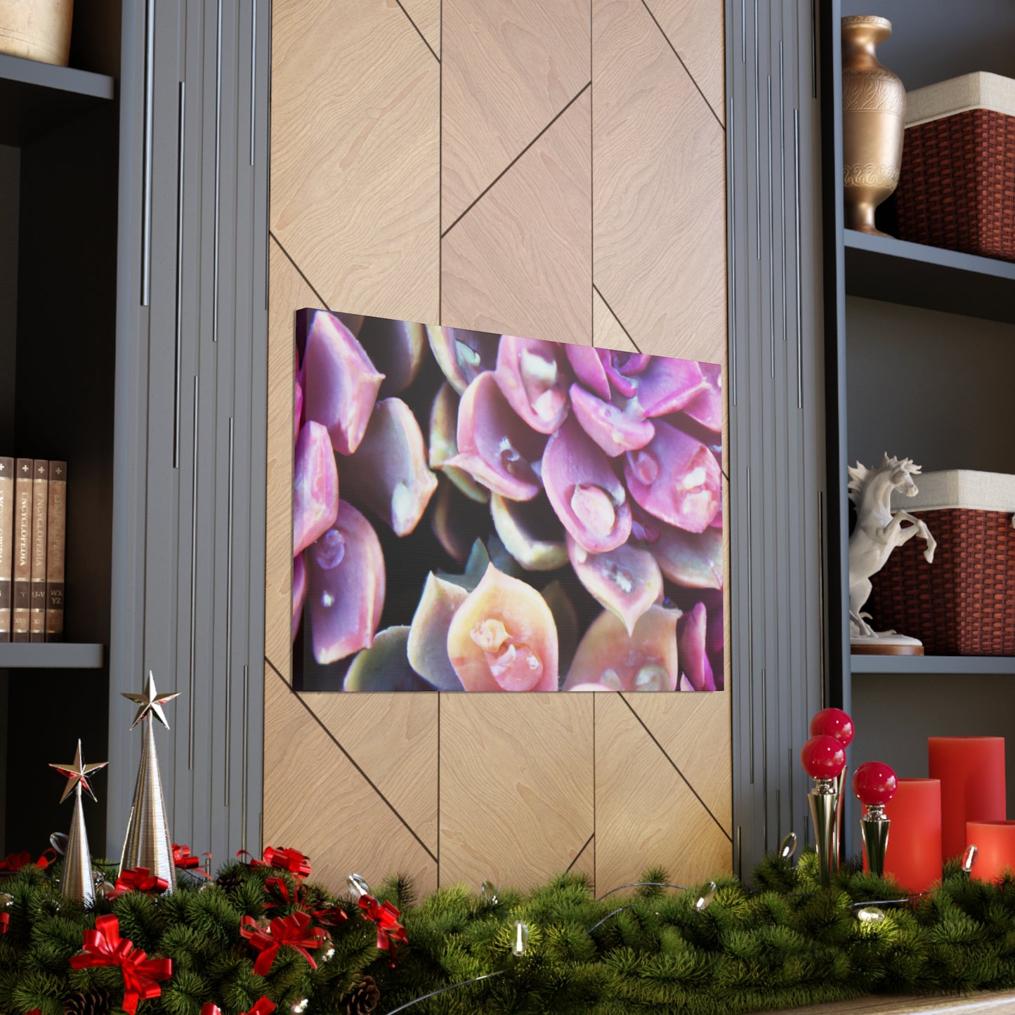 Garden of Splendor. - Canvas - Succulent