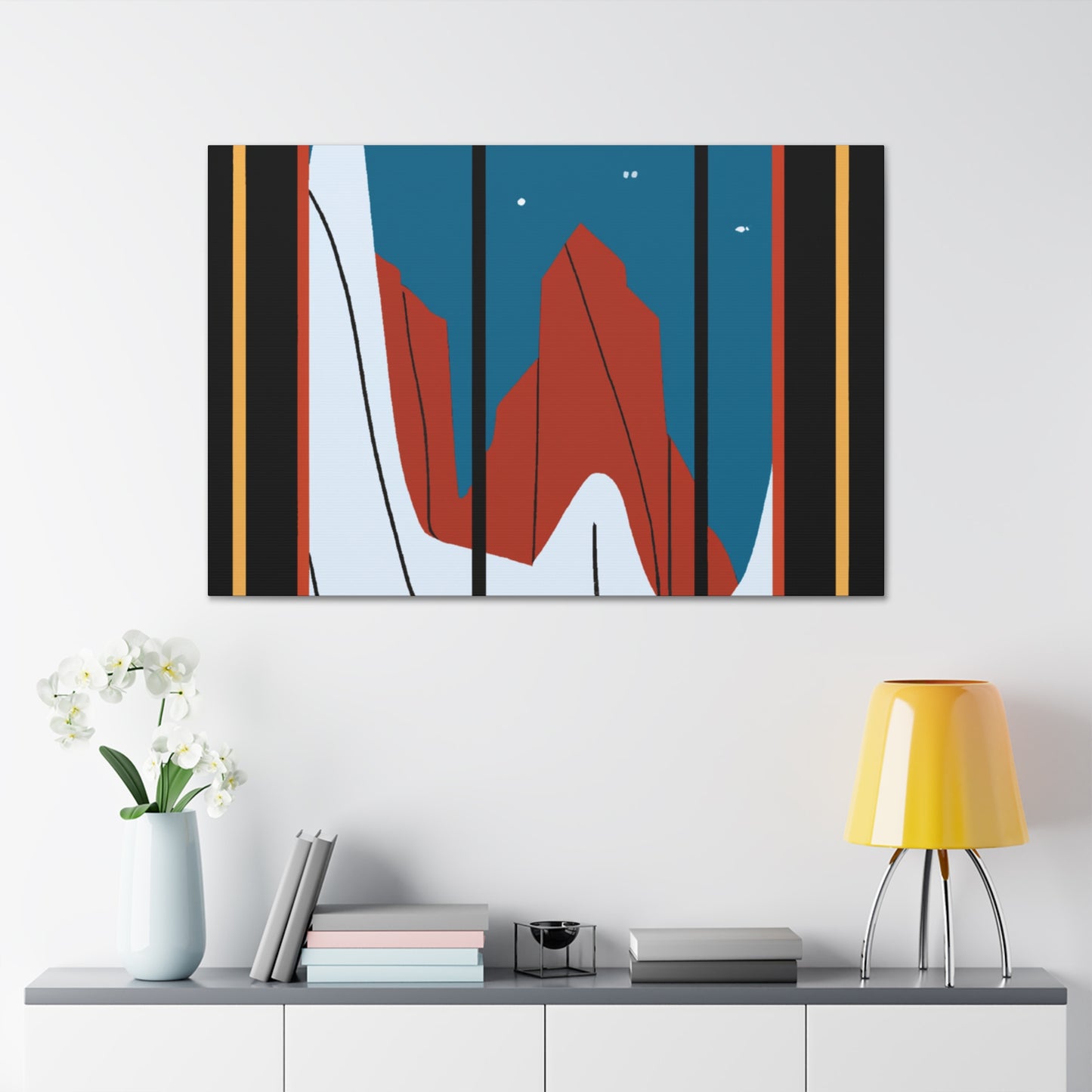 Metropolitan Melange - Midcentury - Canvas