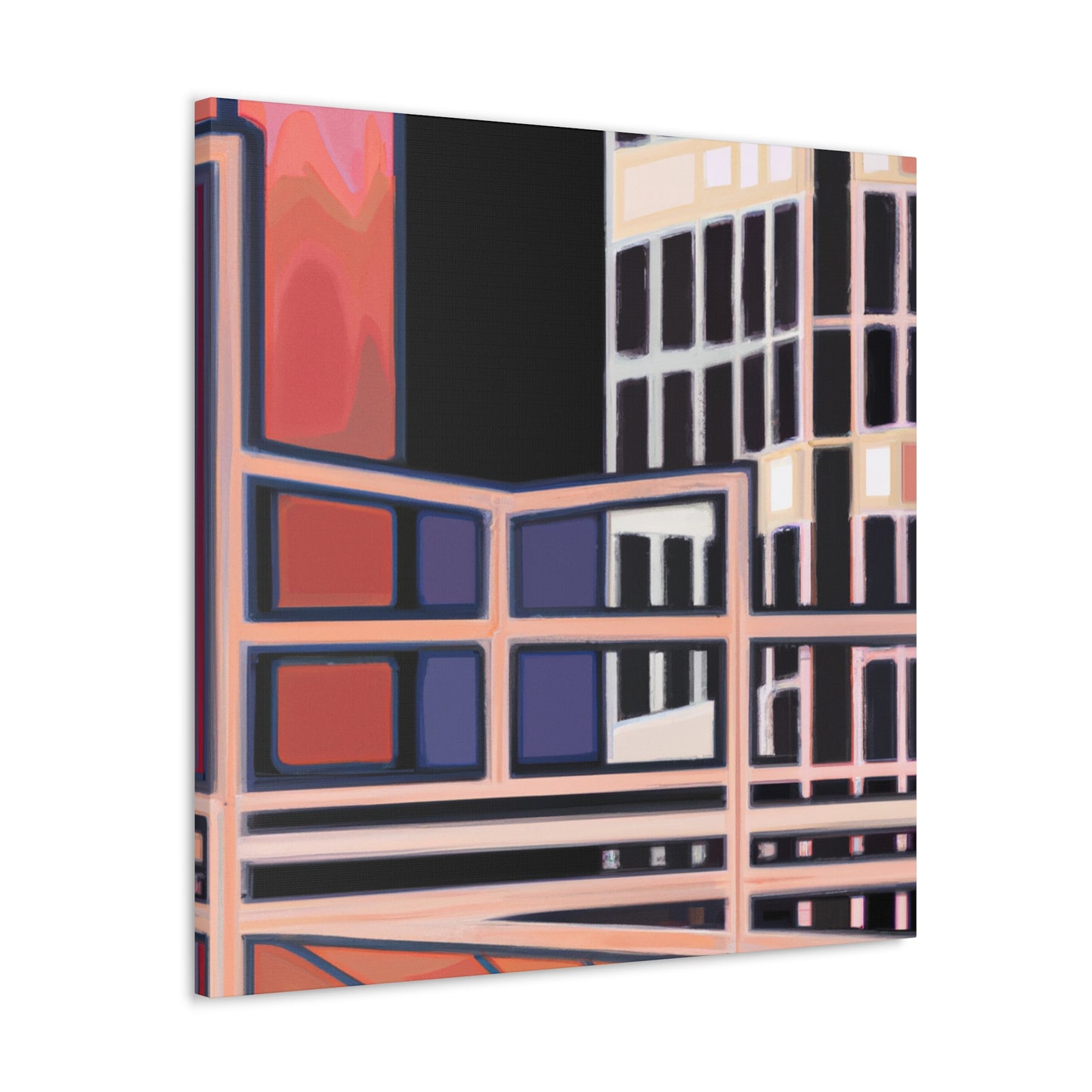 The Fabergé Palace: An Art Deco Masterpiece. - Canvas - Architectural