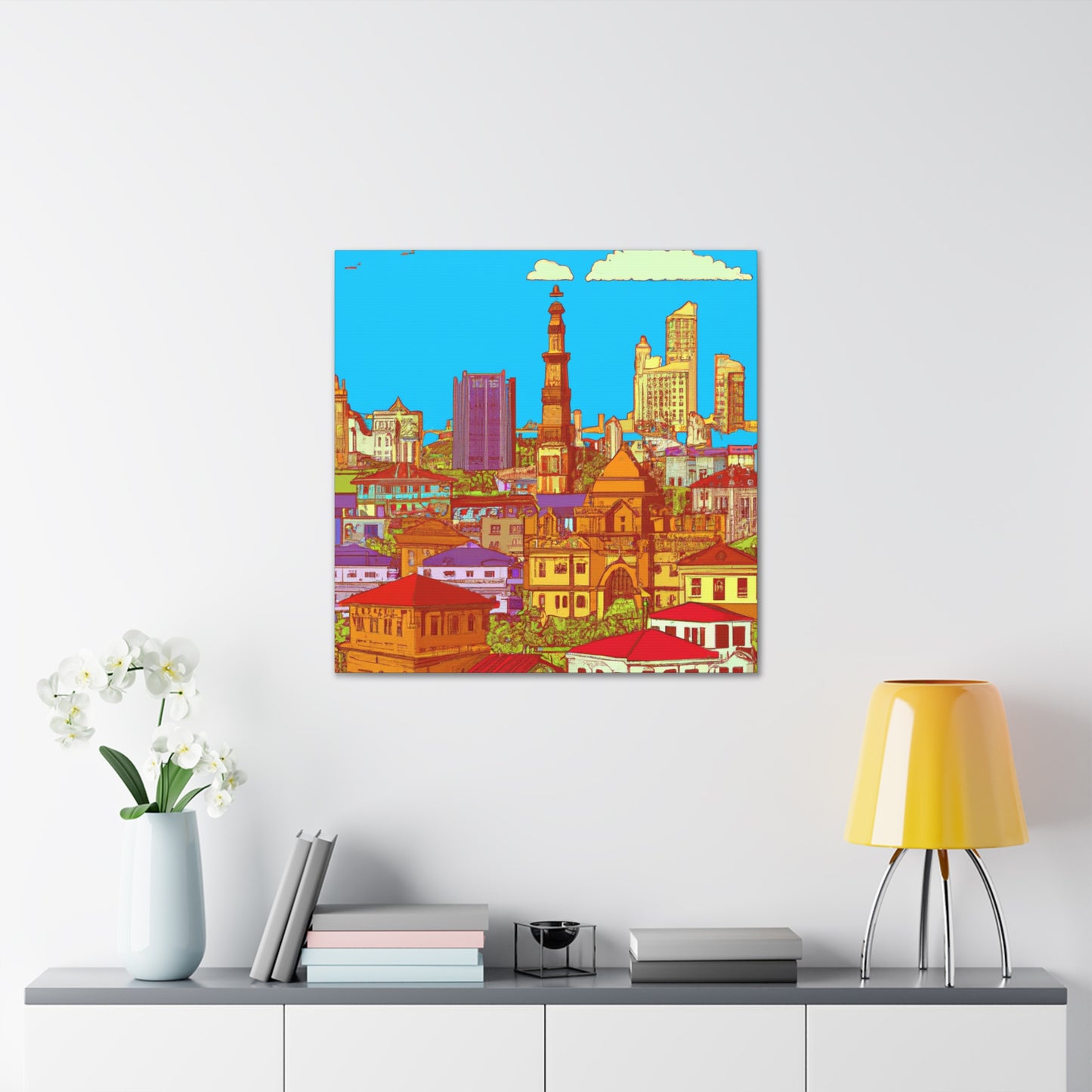 Namaste Delhi - Destination India - Canvas