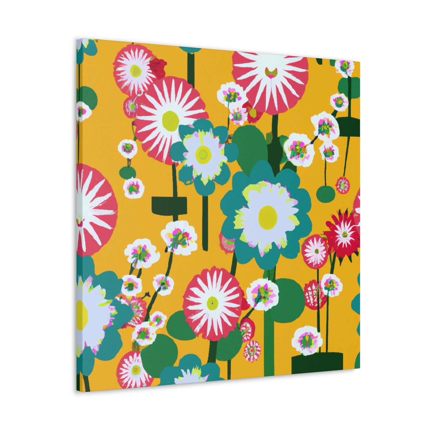 Floral Reflection - Floral Canvas