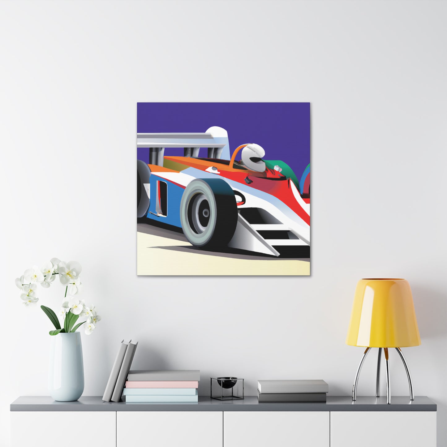 Flame Beast - Automobile - Canvas