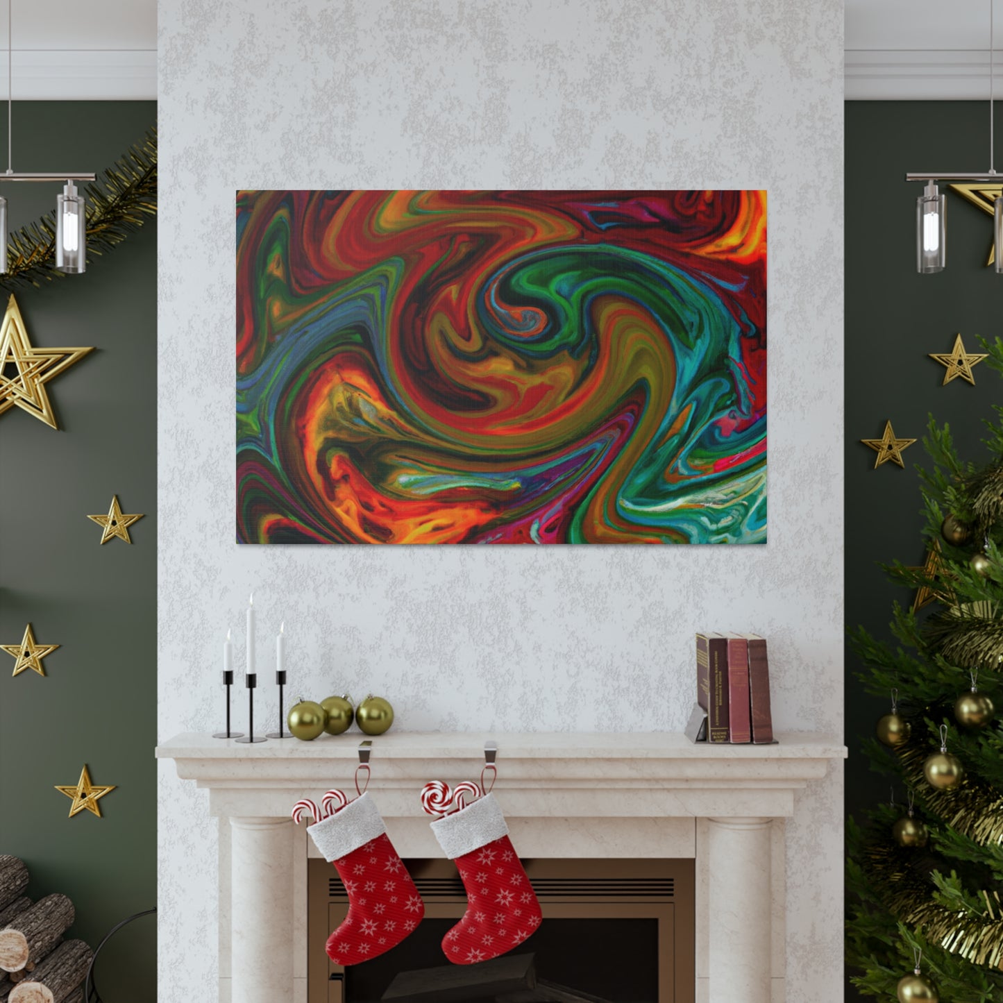Heated - Canvas - Abstract