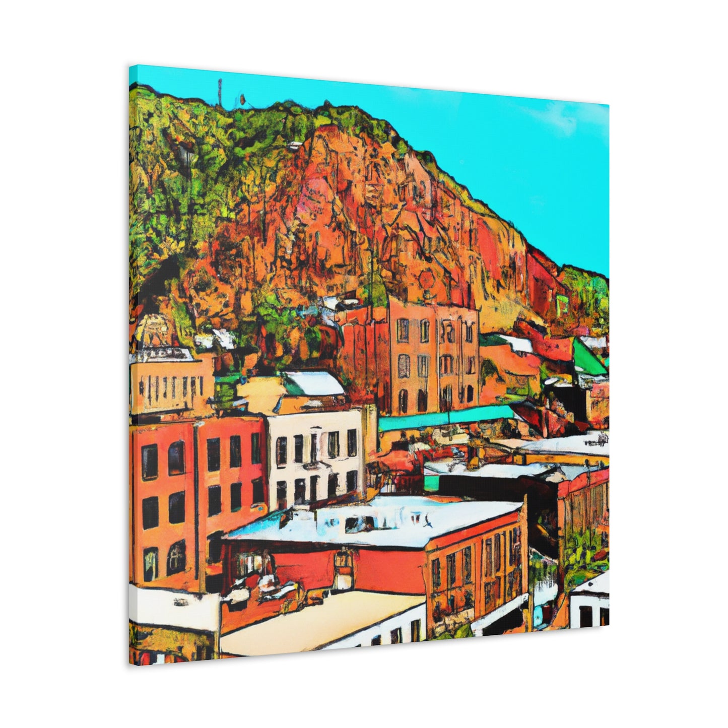 Sandstone Symphony - Architectural - Canvas