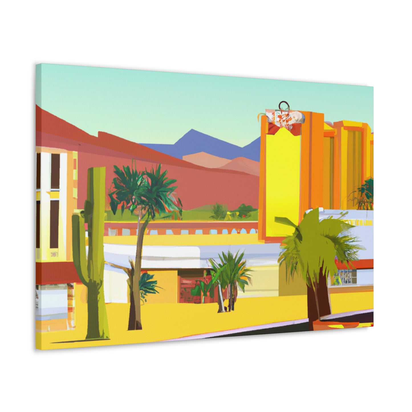 Sandstone Symphony - Architectural - Canvas - Desert