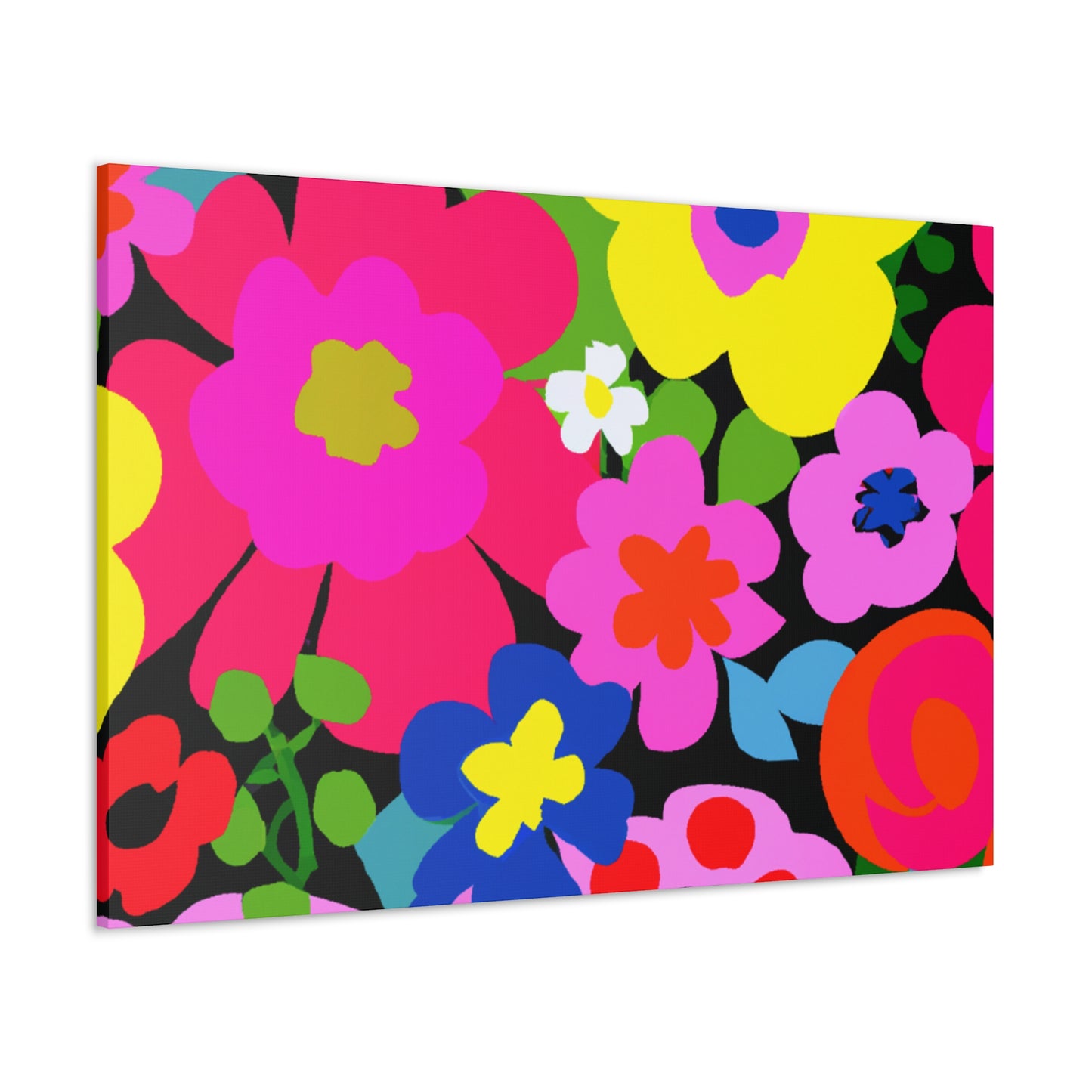 Floral Fusion: Floral Canvas