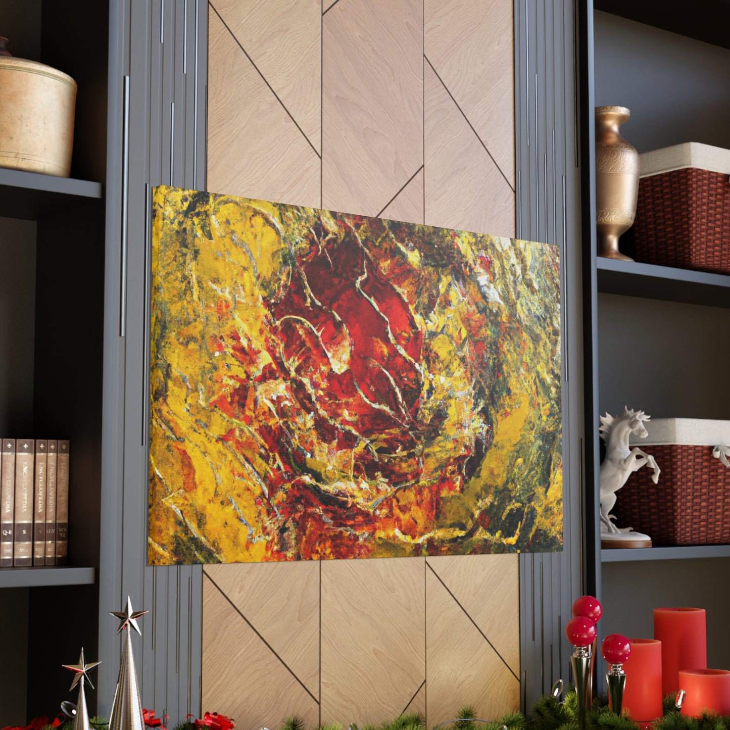 Volcano - Abstract Canvas