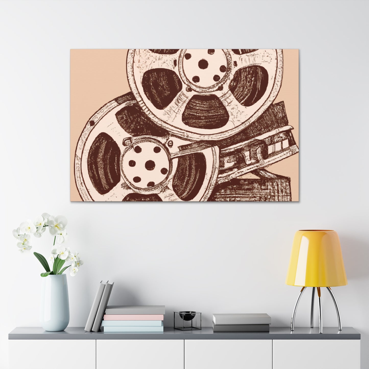 Reel Smashers - Retro Music and Film Canvas