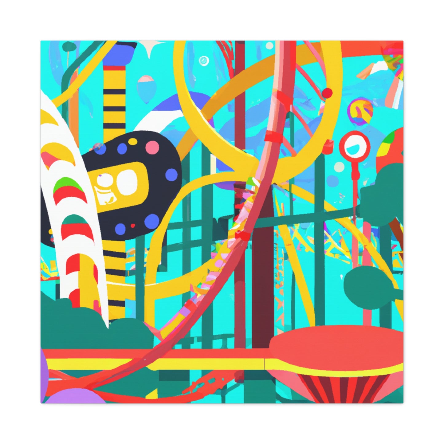 Funtastic Falls - Amusement - Canvas