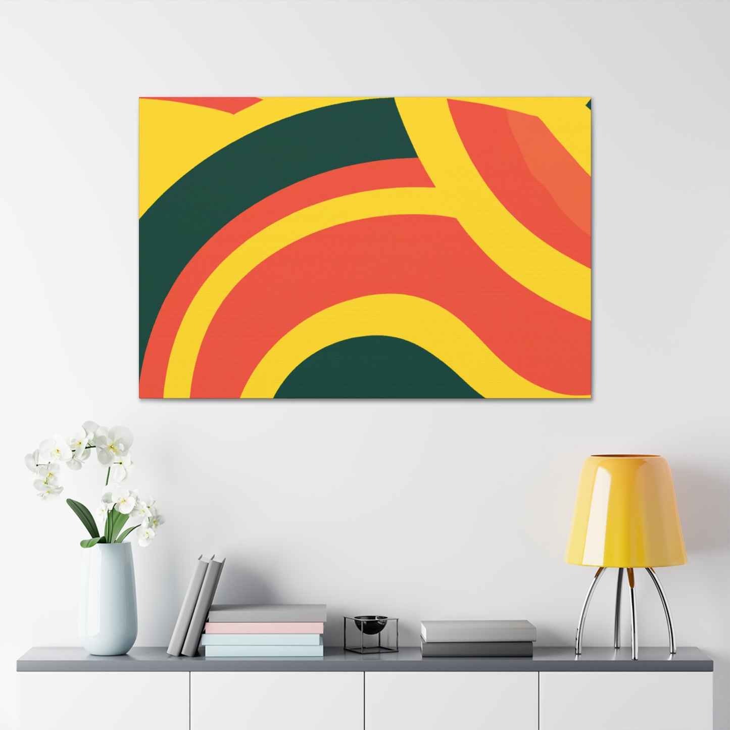 Graceful Glide- Midcentury - Canvas