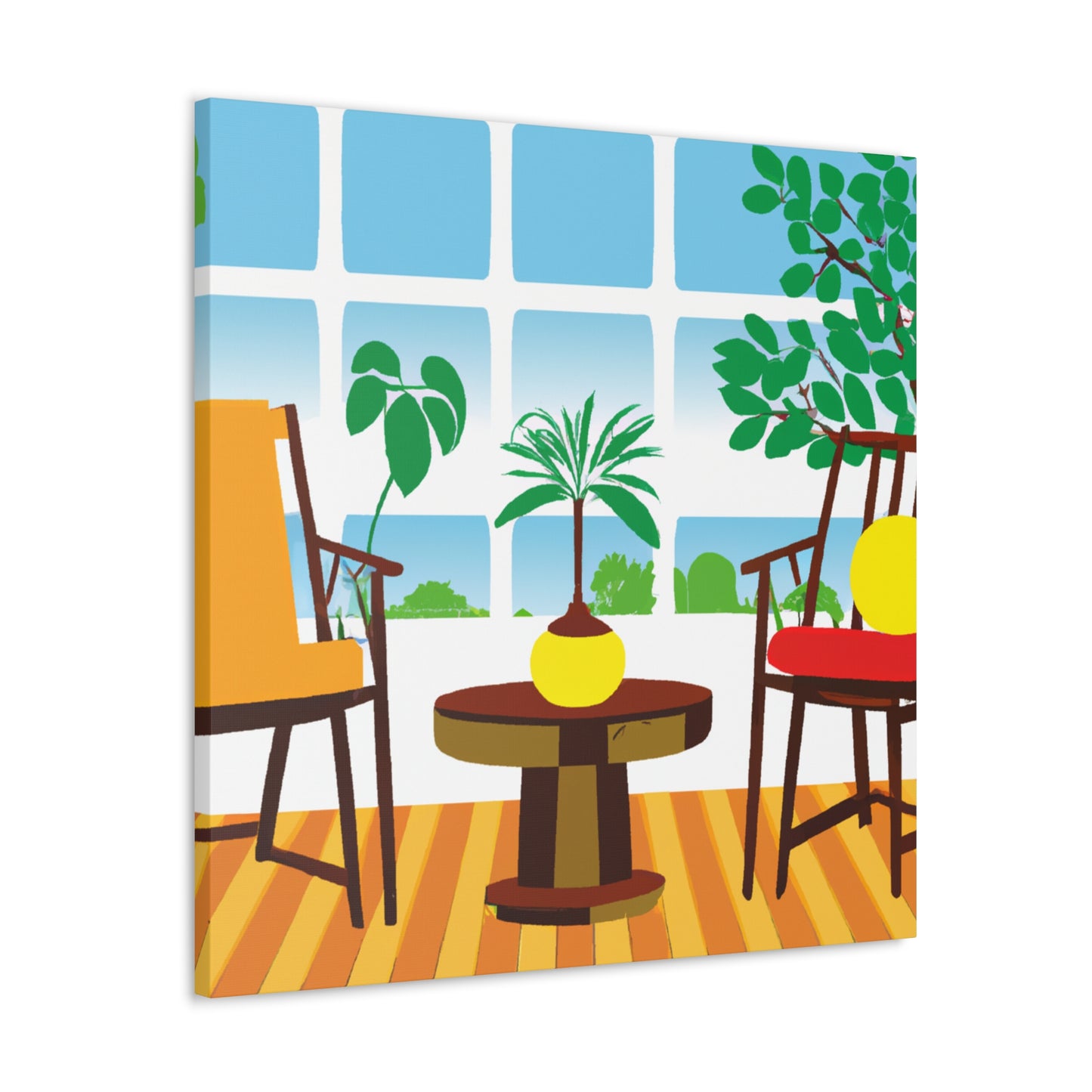 Vibrance Vibe- Midcentury - Canvas
