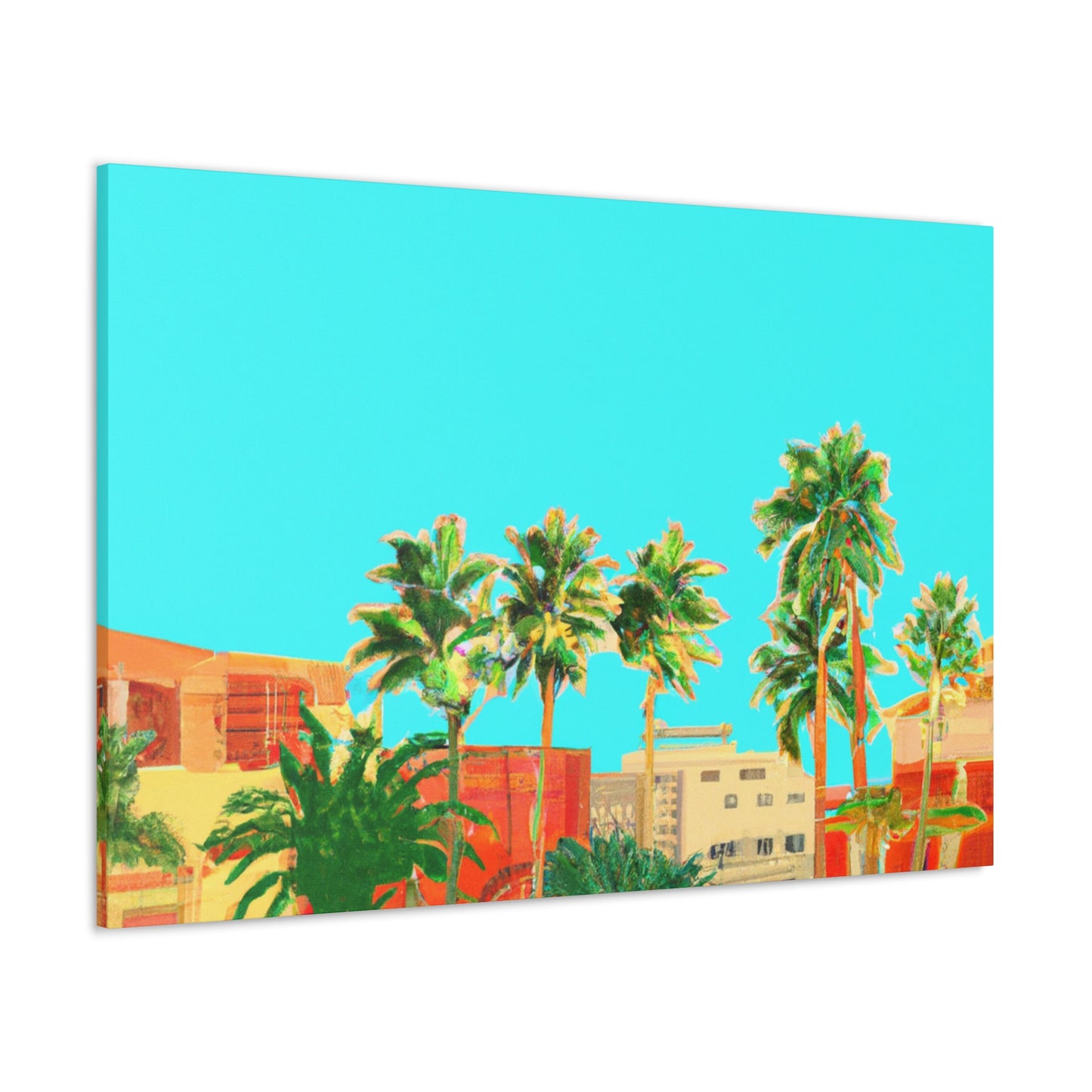 Sandy Oasis - Architectural - Canvas