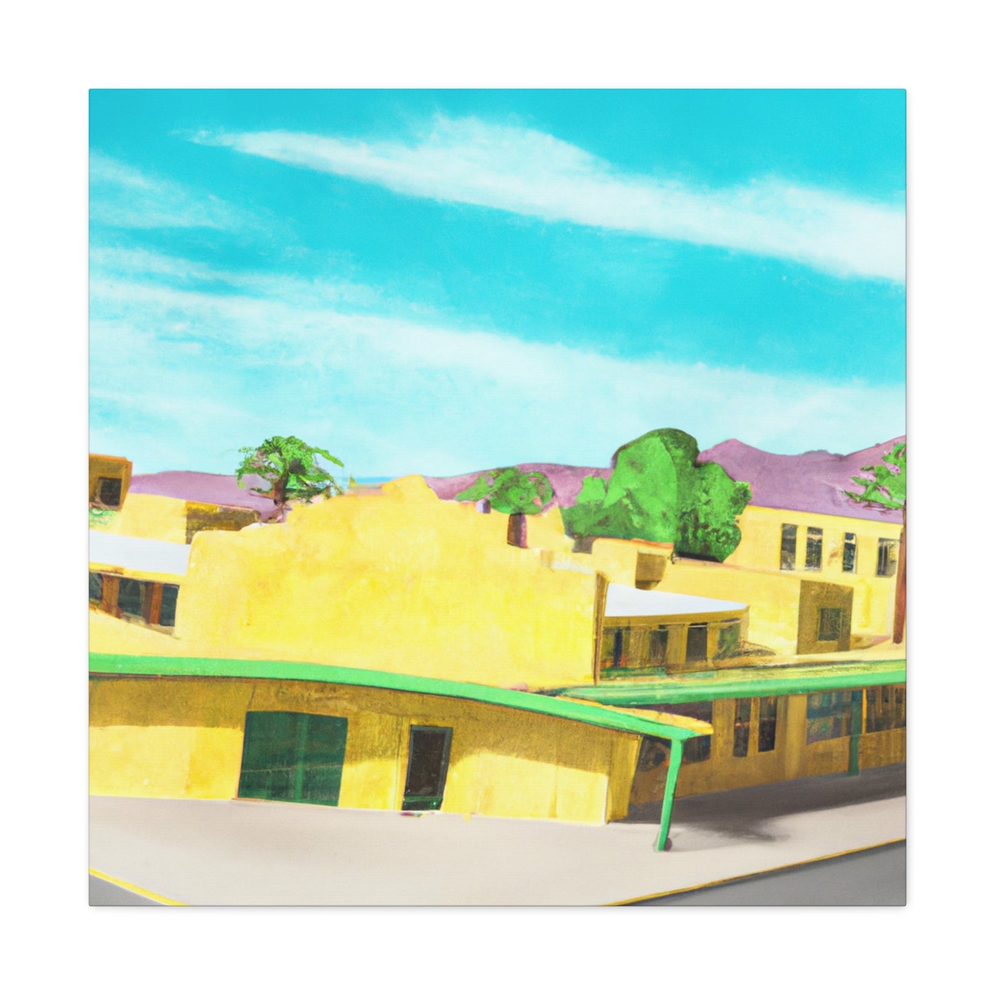 Sandstone Mirage - Architectural - Canvas