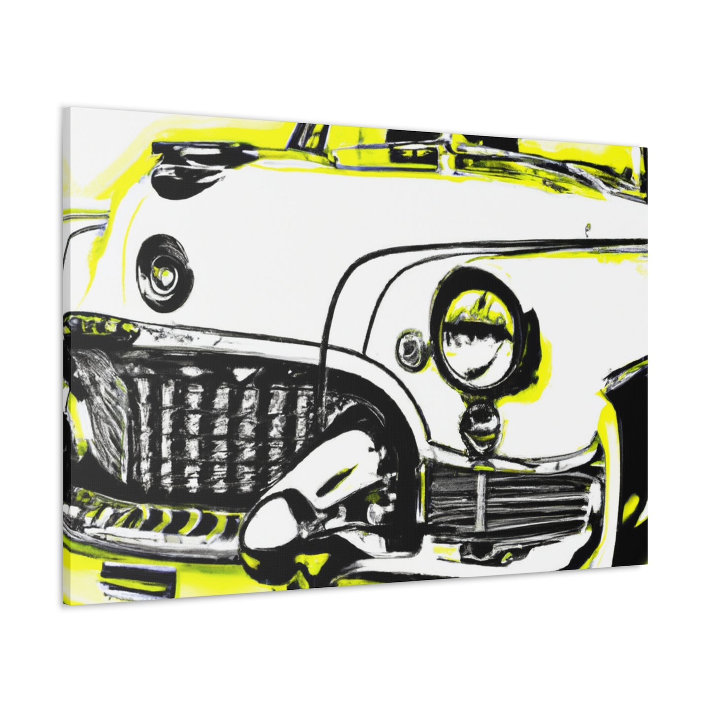 "Classic Automotive Reflection" - Automobile Canvas