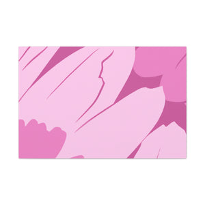 Pink Roselle - Floral - Canvas