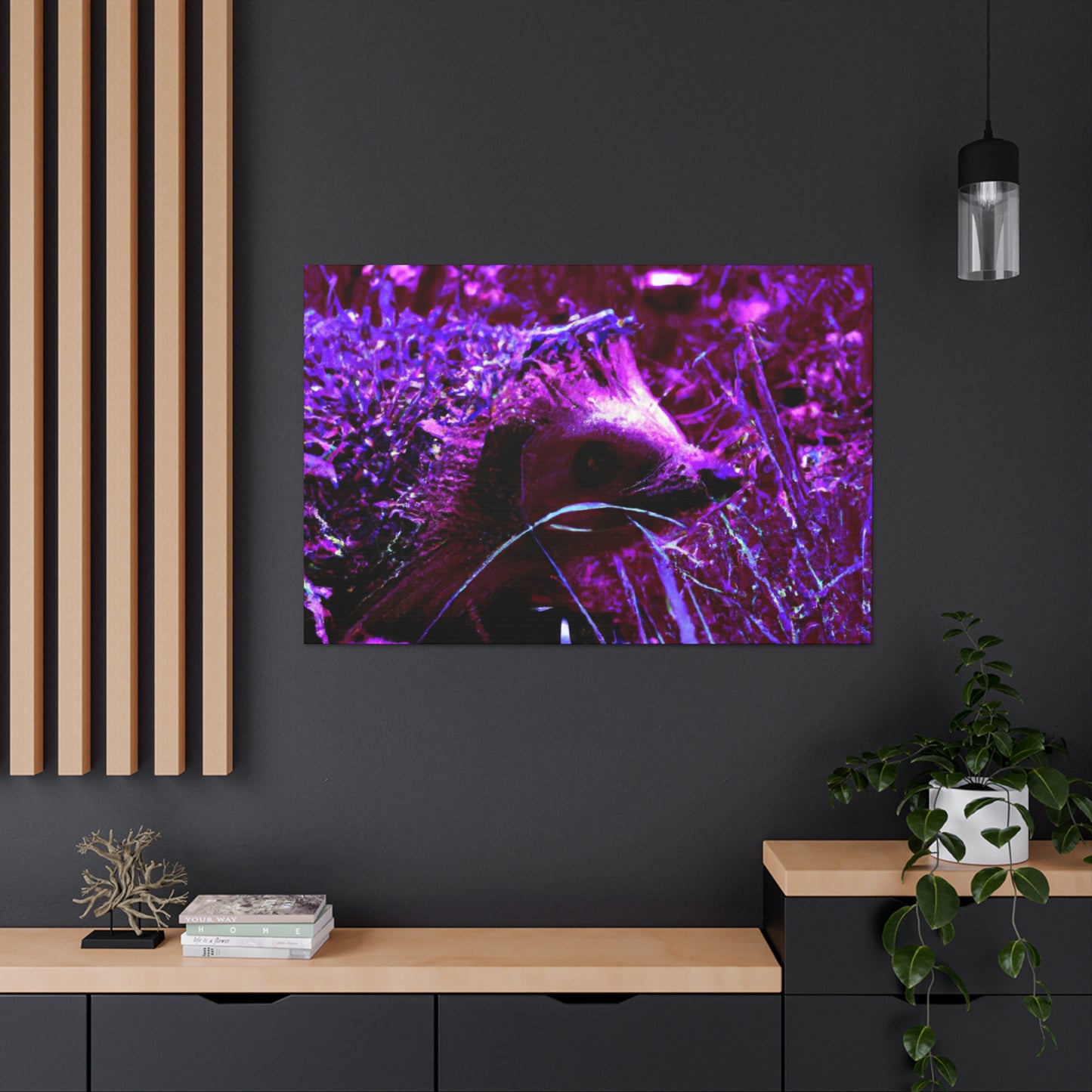 Purple Porcipine. - Canvas - Wildlife