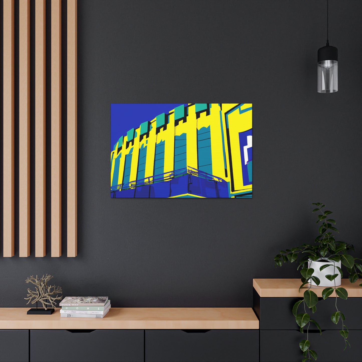 Moolah's Family Funplex - Architectural Canvas Pop Art
