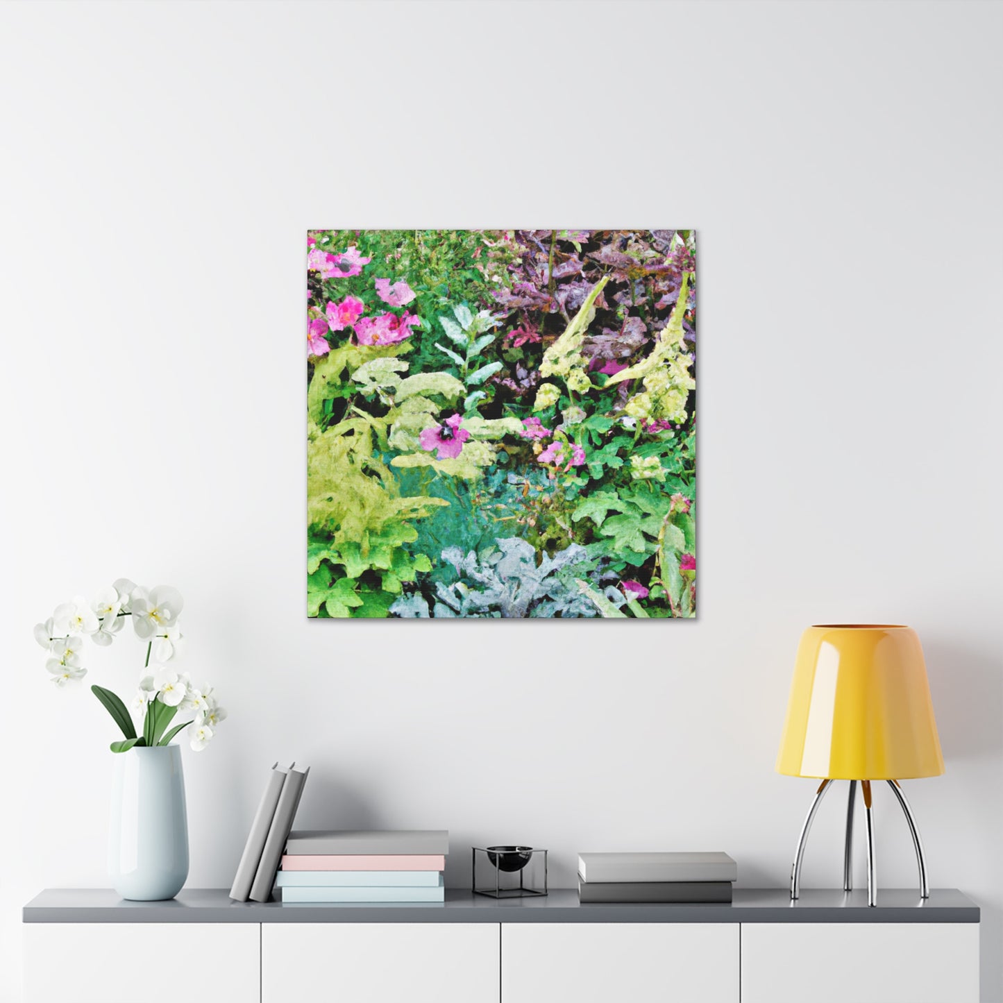 Blooming Garden Splendor. - Floral Canvas