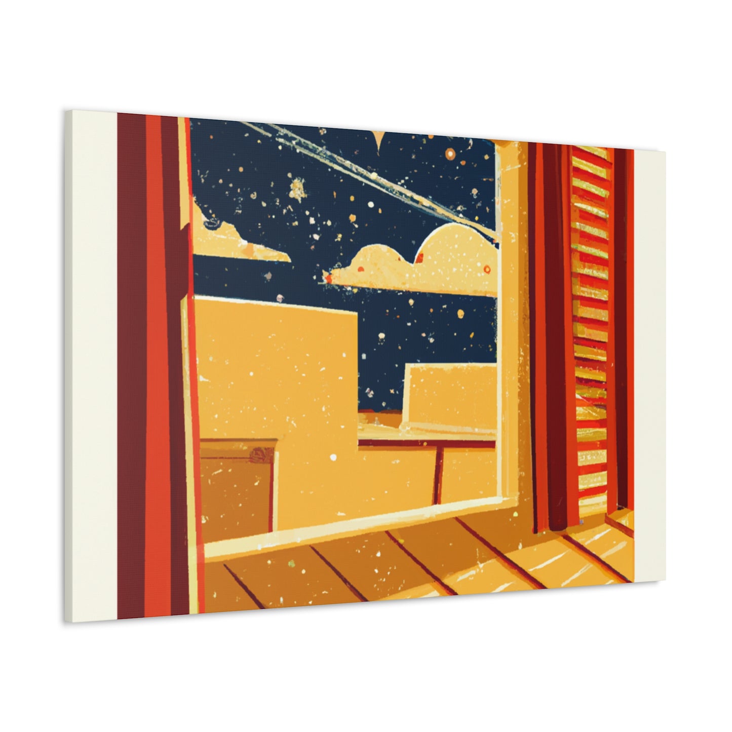 Shudder - Midcentury Canvas