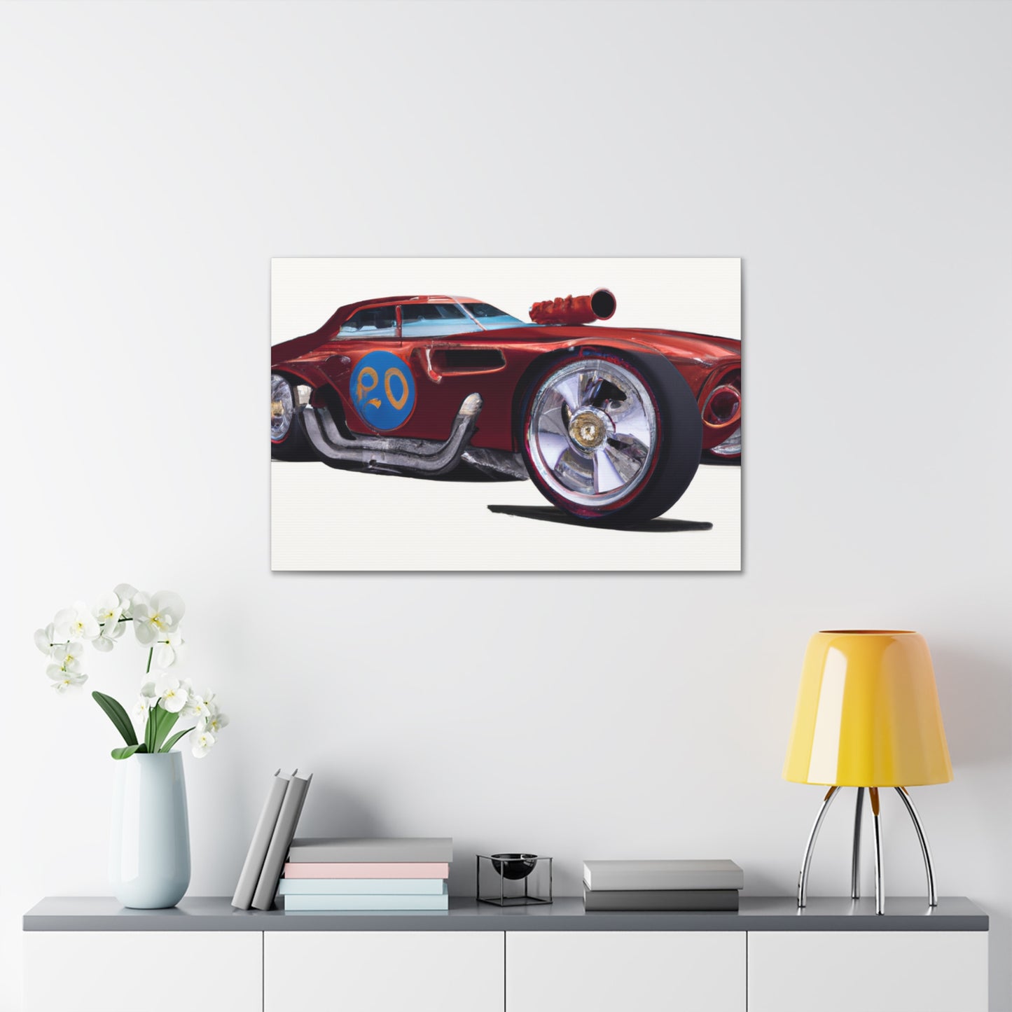 Hot Rod Scorcher - Automobile - Canvas