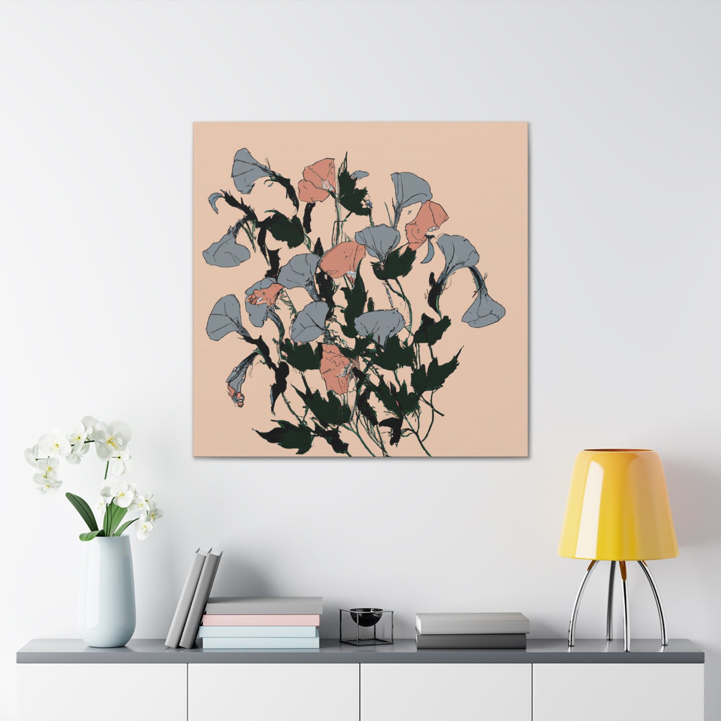 Petunia Petals - Floral - Canvas